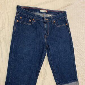 🫐🫐🫐   LEVIS WOMENS JEANS CAPRIS SIZE 8 🫐🫐🫐